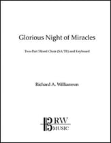 Glorious Night Of Miracles SAB choral sheet music cover
